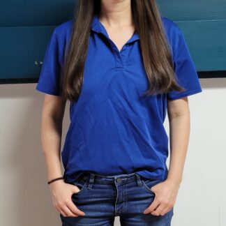 Blue Antarctic Uniform Polos - USAP Patch On Back