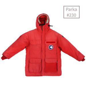 Medium, Very Good "Big Red" Snow Goose Down Parka - Worn In Antarctica (Pocket Replacement)
