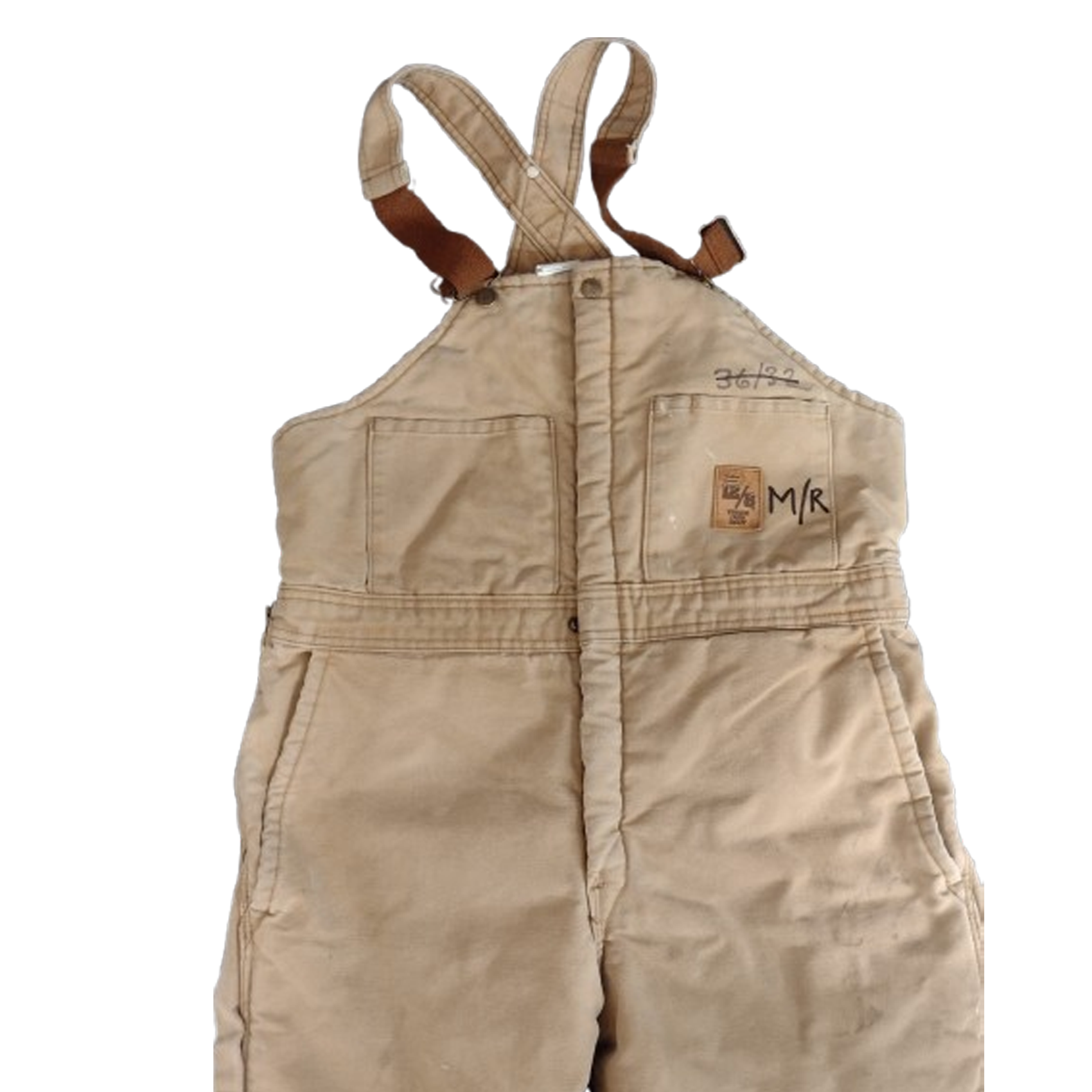Walls Insulated Duck Work Bib Overall - USED IN ANTARCTICA